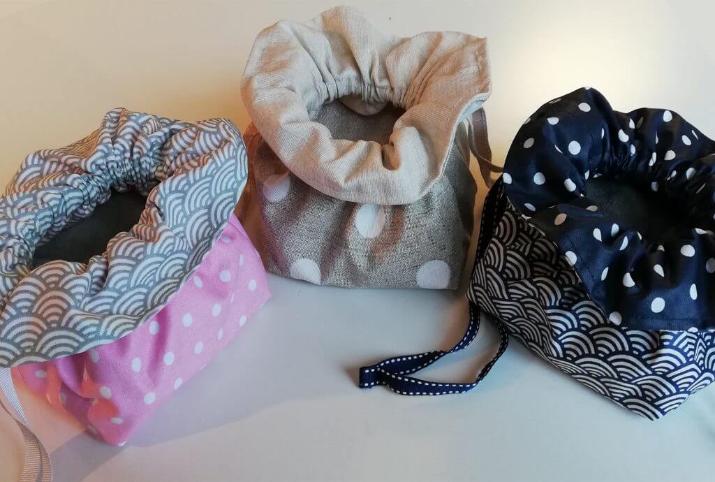 Panière de lingettes lavables éco-responsable